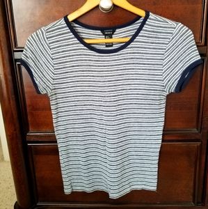 Forever 21 Striped Crop Top